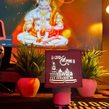 😍LIVE SALE - 3-in-1 Ayodhya Ram Mandir Aroma Burner & Night lamp