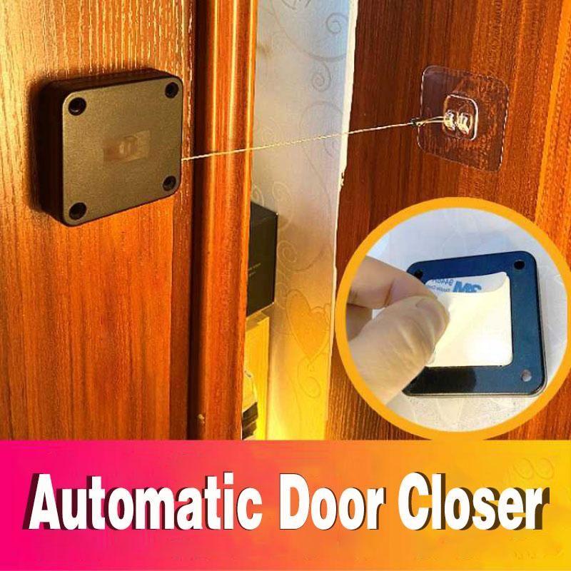Automatic Door Closer Punch-Free Soft Close - Crazyshopy