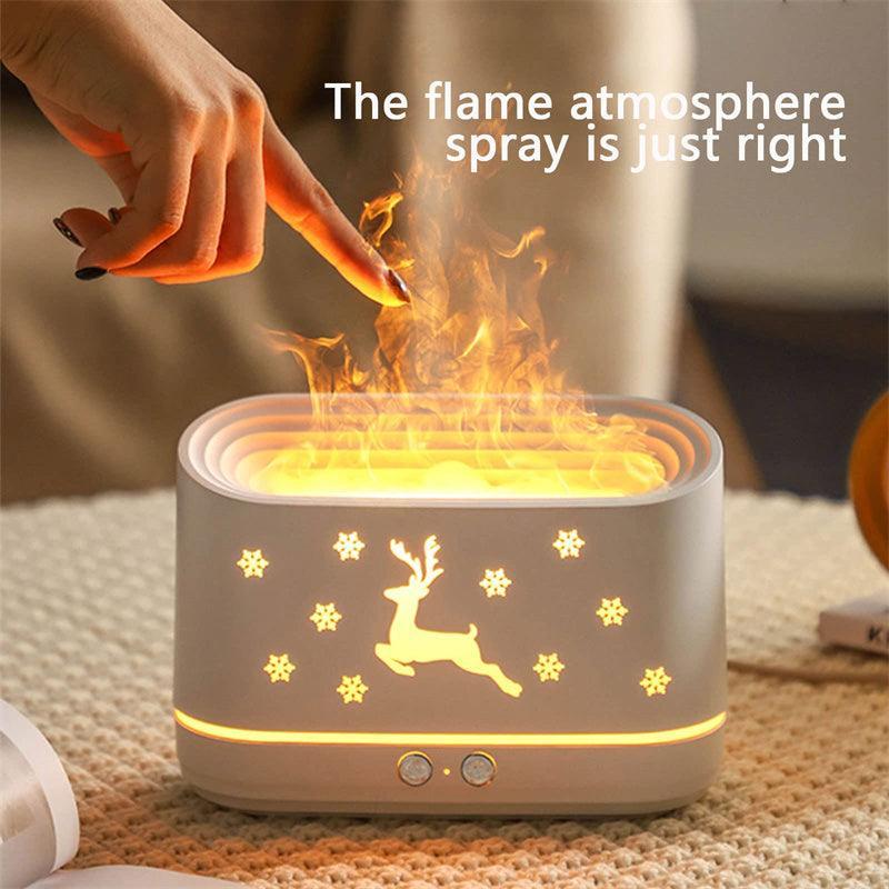 Elk Flame Humidifier Diffuser Mute Household - Crazyshopy