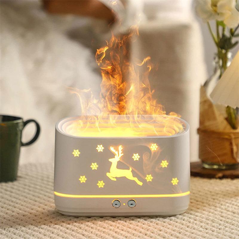 Elk Flame Humidifier Diffuser Mute Household - Crazyshopy